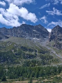 Photo de Claudio Dainese le long du parcours