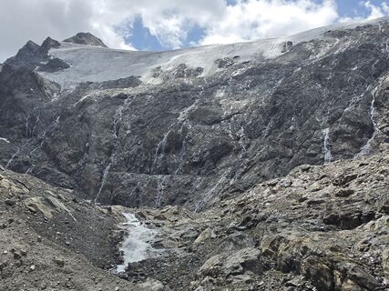 Foto de Gudrun Lippert a lo largo del recorrido