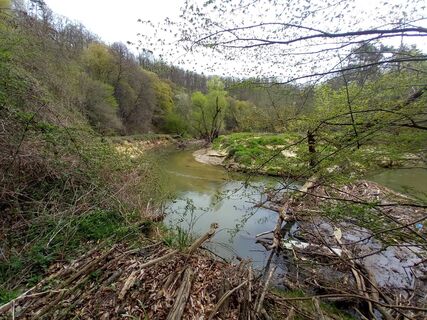 Photo de Astrid Baliko le long du parcours