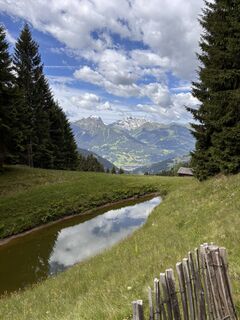 Photo de Rene Schwendinger le long du parcours