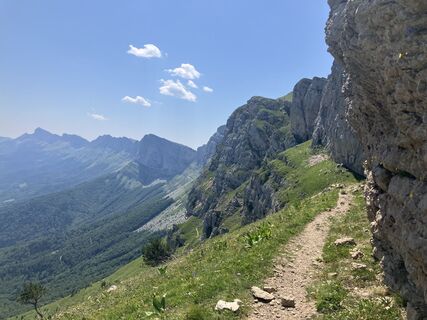 Photo de Frédéric Lagandré le long du parcours