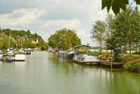 Hafen in Marbach