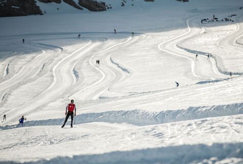 Langlauf auf dem Dachstein Gletscher