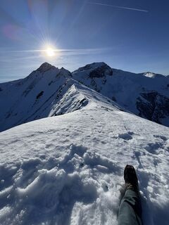 Foto von Natascha entlang der Tour