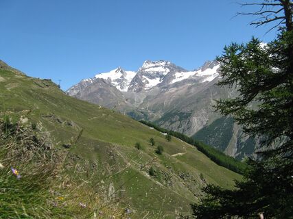 Blick auf Hannigalp