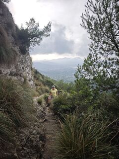 Foto de Andreas Schlosser a lo largo del recorrido