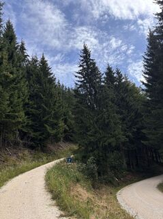 Foto de Heinz Sperl a lo largo del recorrido