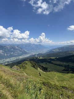 Foto von Andrea Omlin entlang der Tour