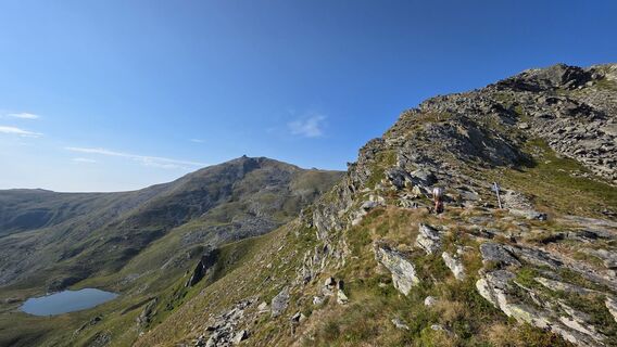 Photo de Gerhard Wilding le long du parcours