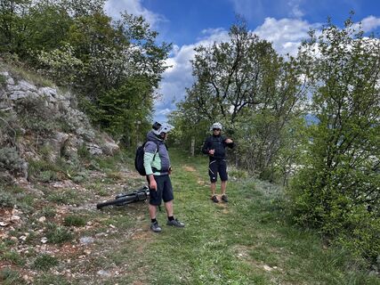 Foto von Stefano “Iddo” entlang der Tour