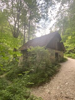 Photo de Friedrich Schlager le long du parcours