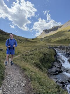 Foto von Federico Tomasini entlang der Tour