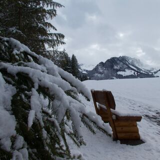 nach Gypsera - Winterwanderung-Gypsera-Eispaläste-Weg
