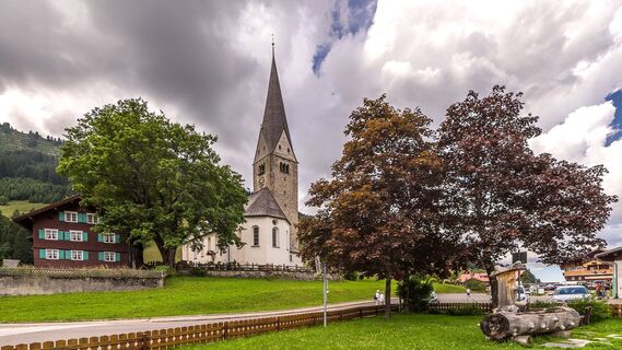 Startpunkt Walser Kulturweg Ortsrunde Mittelberg