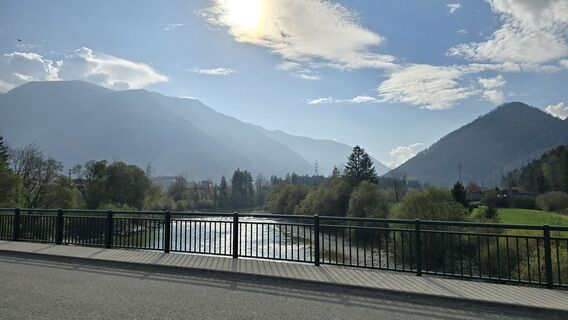 Foto von Emillie Gessert entlang der Tour