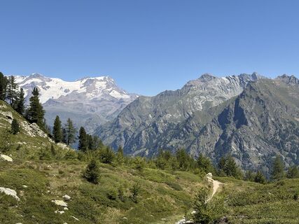 Foto von Monica entlang der Tour