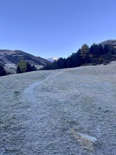 Photo de Lars Fluetsch le long du parcours