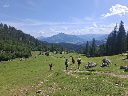 Foto von Michaela entlang der Tour