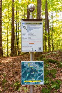 Informationstafel am Planetenwanderweg