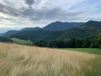 Blick von Breitenstein Richtung Semmering