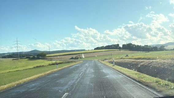 Foto de Manuela Bijlholt a lo largo del recorrido