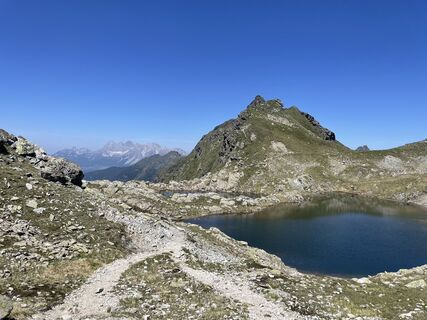 Photo de Gerda Dobler le long du parcours