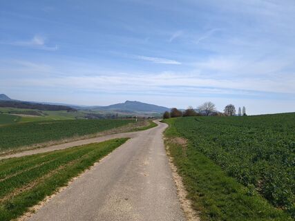 Foto von Gabriele entlang der Tour