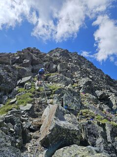 Foto de Florian Dürnegger a lo largo del recorrido