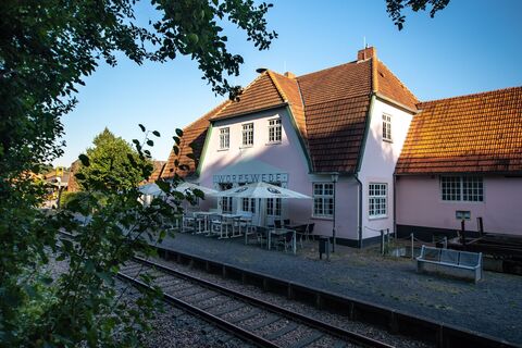Blick auf den Worpsweder Bahnhof