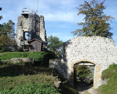 Aussichtsplattform auf dem Hohenhewen