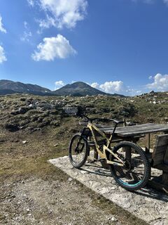 Foto de Nicholas Dall'Olio a lo largo del recorrido