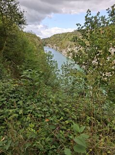 Photo de Eveline Oosterbeek le long du parcours