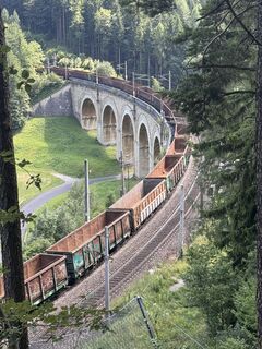 Foto de Johann Rameder a lo largo del recorrido