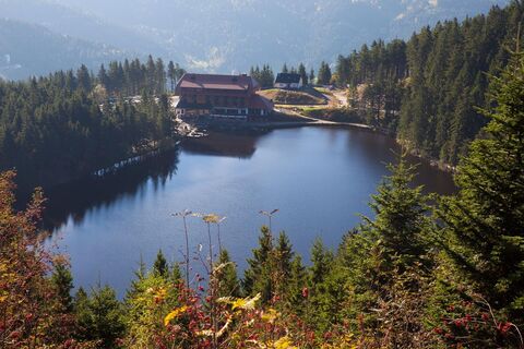 Der Mummelsee am Fuße der Hornisgrinde