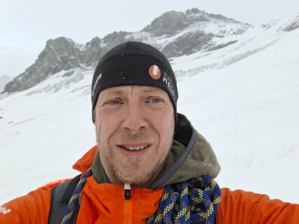 Fotografia z Severin Weber na trase