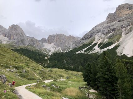 Foto von “Jerry” Brunetti entlang der Tour