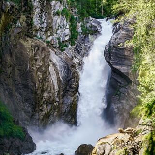 Wasserfall in der Groppensteinschlucht