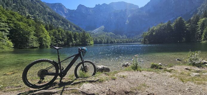 Foto von Johann Schallinger entlang der Tour