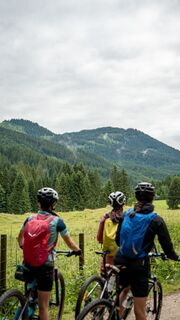 am Beginn der MTB Tour "464 Gufferthütte"
