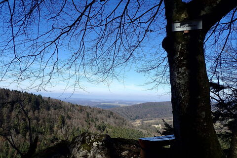 Roc du Corbeau und Rocher de la Sorcière