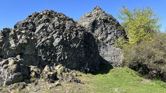Foto von Siggi unterwegs entlang der Tour