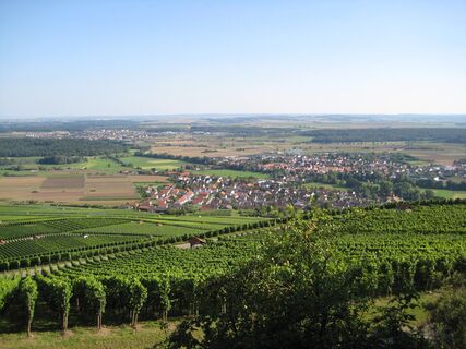 Blick vom Klosterberg über Horrheim