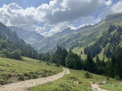 Photo de Thomas Strecker le long du parcours
