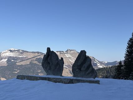 Foto von Heinz Sperl entlang der Tour