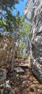 Foto de Alexandra Stani a lo largo del recorrido