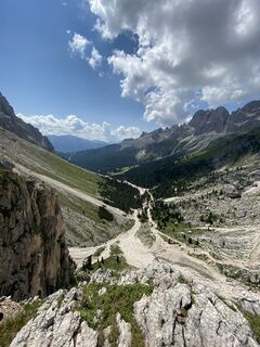 Foto von Andrea Perugini entlang der Tour