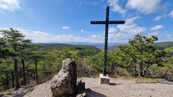 Foto de Elisabeth Rossa a lo largo del recorrido