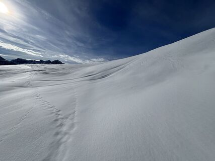 Foto de Alexander Wutschig a lo largo del recorrido