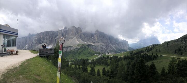 Foto von Peter Laure entlang der Tour
