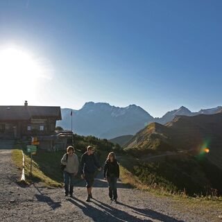Beim Berggasthaus Sareis